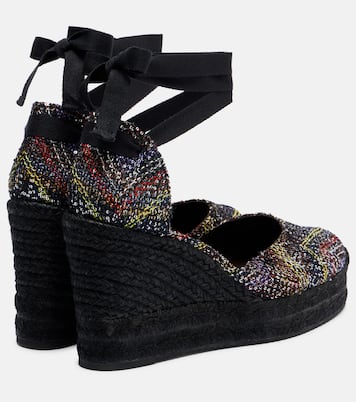 Eva 80 sequined espadrille wedges | Missoni