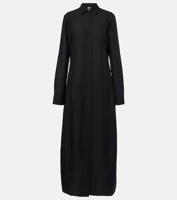 Silk-blend shirt dress | Toteme