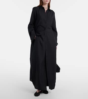 Silk-blend shirt dress | Toteme