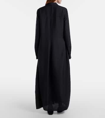 Silk-blend shirt dress | Toteme