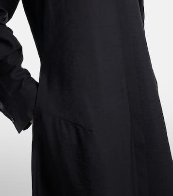 Silk-blend shirt dress | Toteme