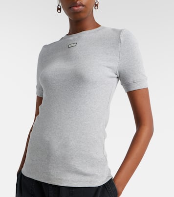 Camiseta acanalada Lounge en mezcla de algodón | Entire Studios