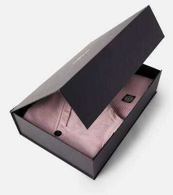 Baby cotton cardigan, sweatpants and blanket set | Stone Island Junior