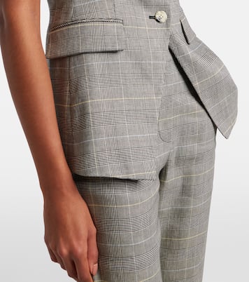 Weste Lois aus einem Leinengemisch | Veronica Beard