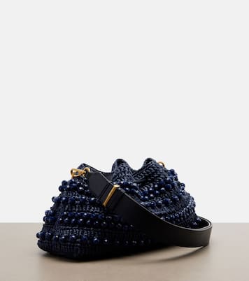 Sac Cinch Small en raphia | Jimmy Choo