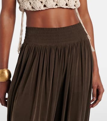 Shirred jersey balloon pants | Balmain