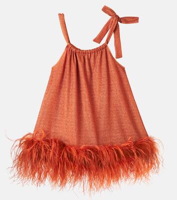 Kleid Lumière Plumage mit Federn | Oséree Kids