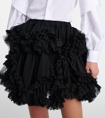 Tulle miniskirt | Noir Kei Ninomiya