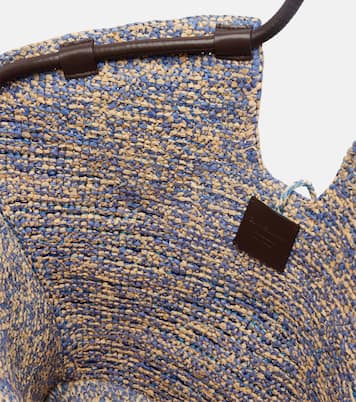 Goldentime Medium fringed raffia tote bag | Zimmermann