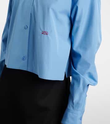 Chemise Anagram brodée en coton | Loewe