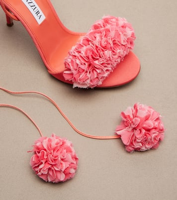 Sandalen Cherry Kiss mit Leder | Aquazzura