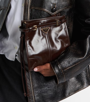 Prada Bonnie Mini leather shoulder bag | Prada