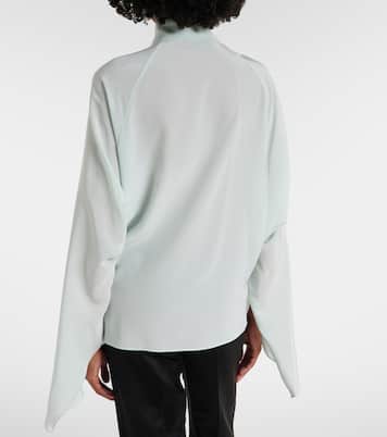 Tie-neck silk blouse | Stella McCartney
