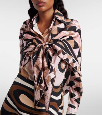 Manuba silk twill scarf | Pucci