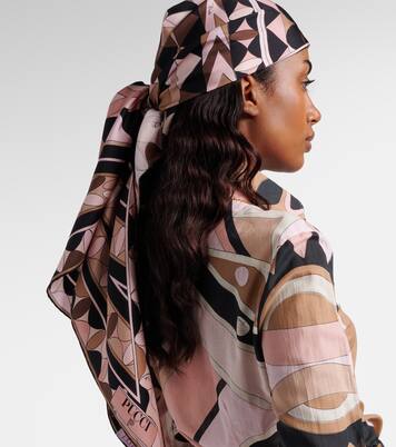 Manuba silk twill scarf | Pucci