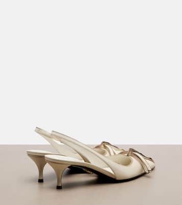 Escarpins slingback en cuir | Prada
