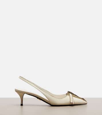Escarpins slingback en cuir | Prada
