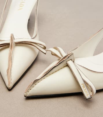 Escarpins slingback en cuir | Prada