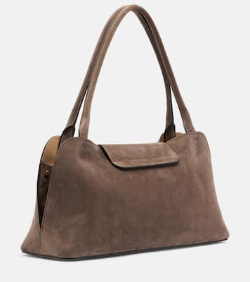 Schultertasche Vivian aus Veloursleder | Versace