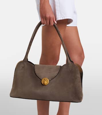 Schultertasche Vivian aus Veloursleder | Versace