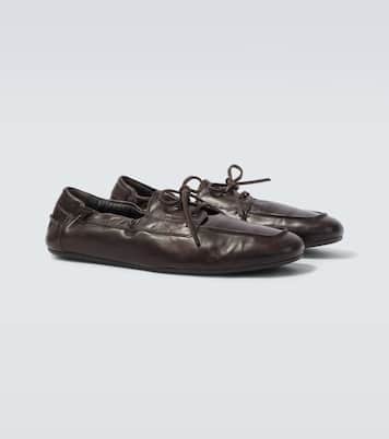 Segelschuhe Shuffle aus Leder | Prada