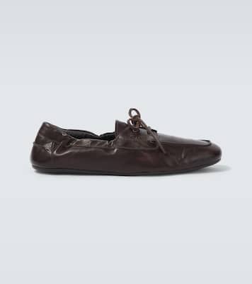Segelschuhe Shuffle aus Leder | Prada