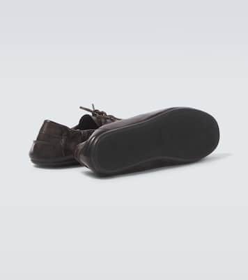 Segelschuhe Shuffle aus Leder | Prada