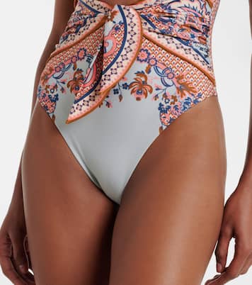 Printed swimsuit | Zimmermann