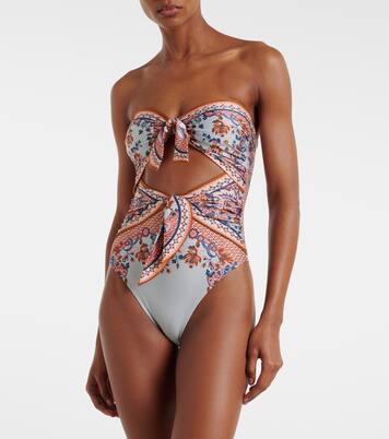 Printed swimsuit | Zimmermann