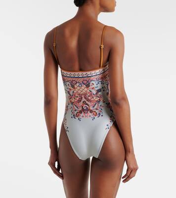 Printed swimsuit | Zimmermann