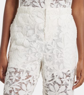 Floral lace straight pants | Simkhai