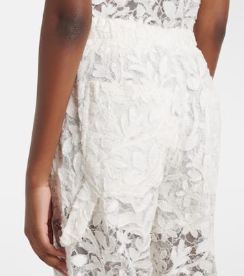 Floral lace straight pants | Simkhai