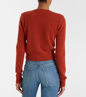 Cropped cashmere sweater | Saint Laurent