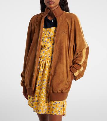 Oversized suede jacket | Miu Miu