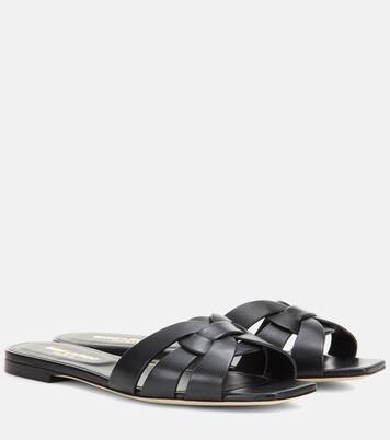 Tribute Nu Pieds 05 leather sandals | Saint Laurent