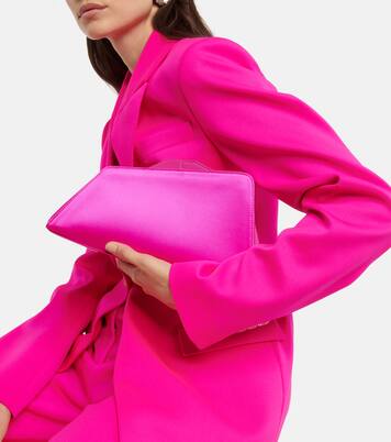 8.30 PM silk-blend clutch | The Attico