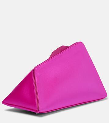 8.30 PM silk-blend clutch | The Attico