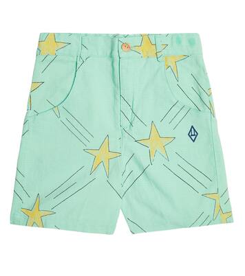 Pig cotton and linen shorts | The Animals Observatory