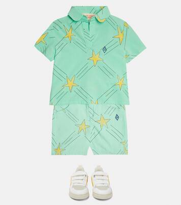 Pig cotton and linen shorts | The Animals Observatory