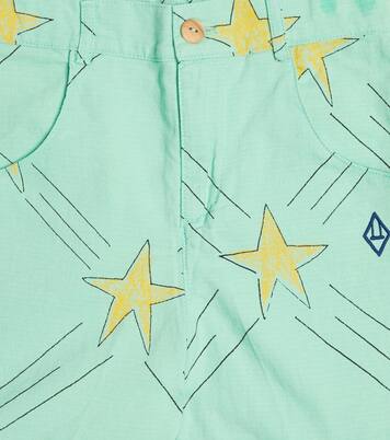 Pig cotton and linen shorts | The Animals Observatory