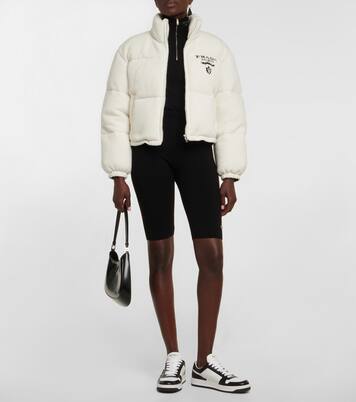 Logo leather sneakers | Prada