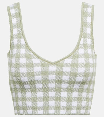 Top cropped Argia a quadri | Altuzarra