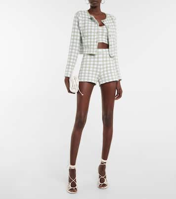 Top cropped Argia a quadri | Altuzarra