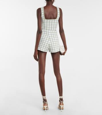 Top cropped Argia a quadri | Altuzarra