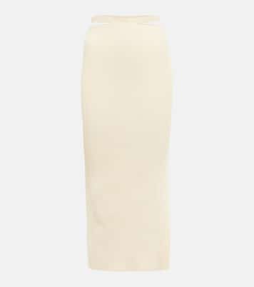 Orion rib-knit midi skirt | Simkhai