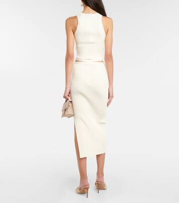 Orion rib-knit midi skirt | Simkhai