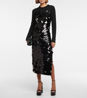 Robe midi Wynnifred à ornements | Altuzarra