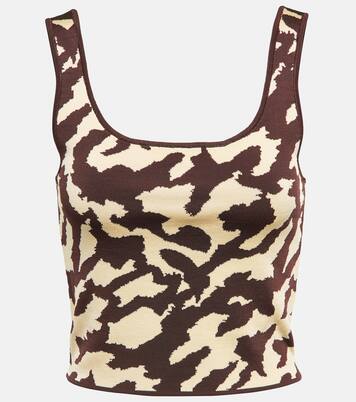 Sabrina intarsia tank top | Nanushka