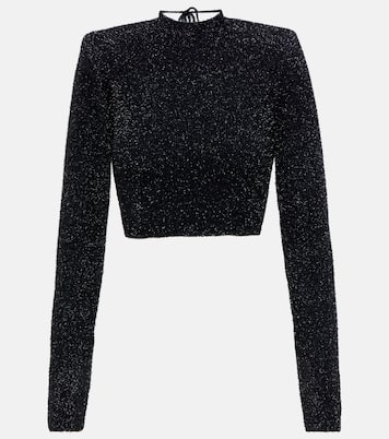 Cropped-Top aus Strick | Rotate