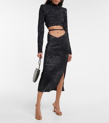 Cropped-Top aus Strick | Rotate